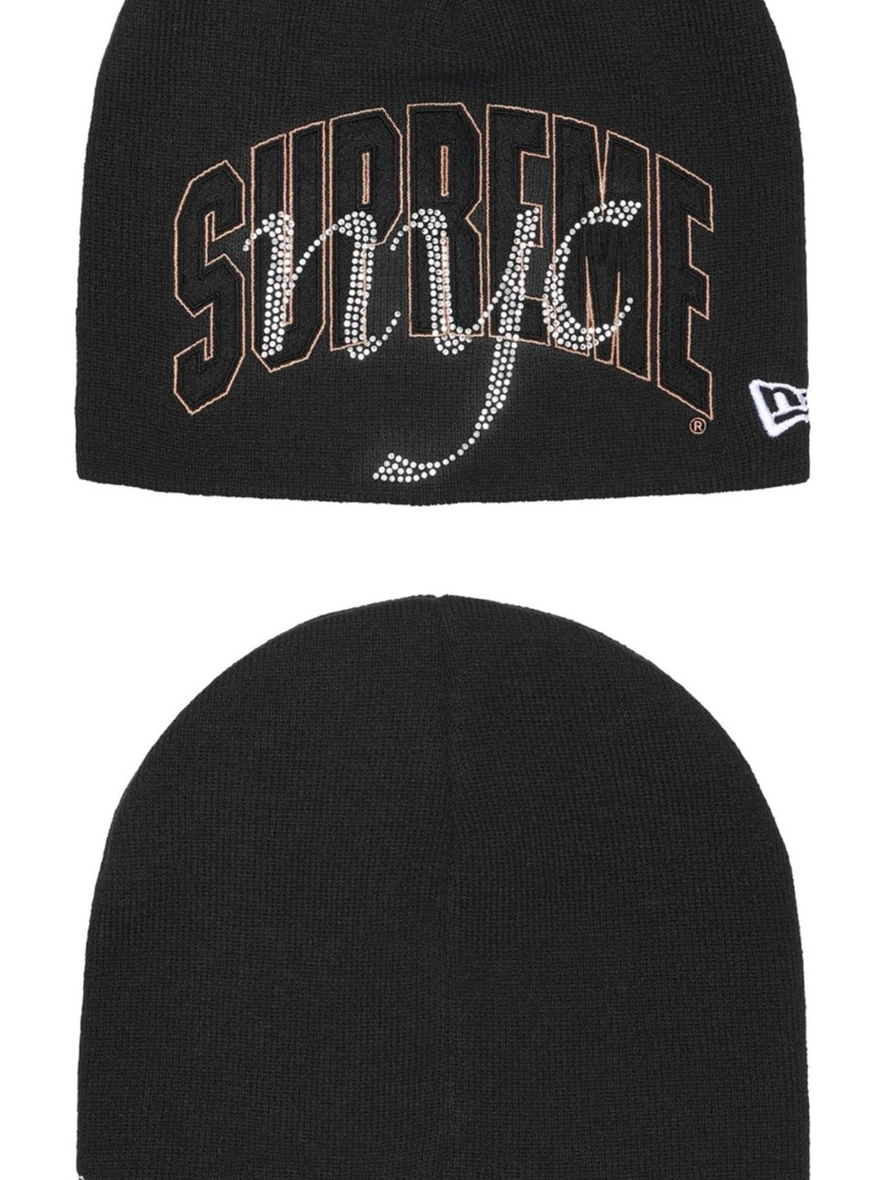 Supreme x New Era Rhinestone Beanie (SS26)